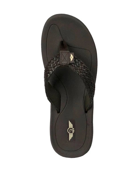 New Womens Double-Strap Braided Beach Sandal UltraSoft Glitter Fashion Flip Flop