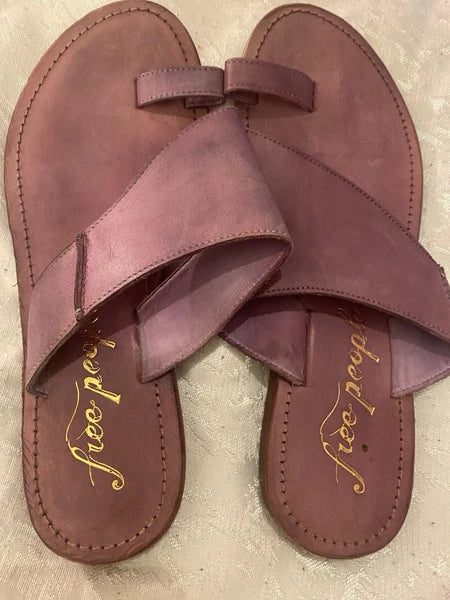 Free People purple sandals H, style slide