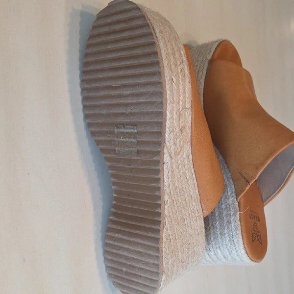 Beast Fashion Espadrille Platform Wedge Sandals Slides Mules Shoes