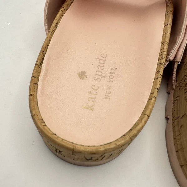 Kate Spade Becca Sandals Size 10 B Pink Women's Style KC411 DOUBLE STRAP