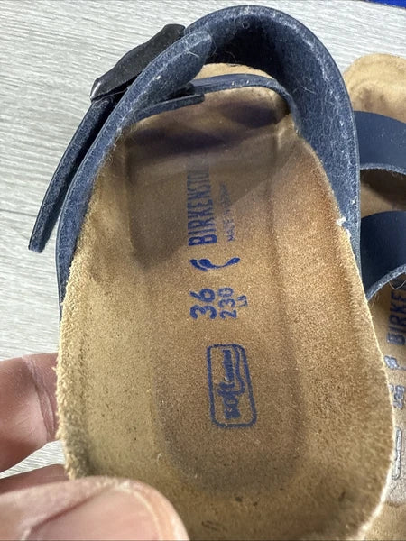 Birkenstock Arizona Soft Footbed Sandals Women’s EU 36 US 5 5.5 Blue