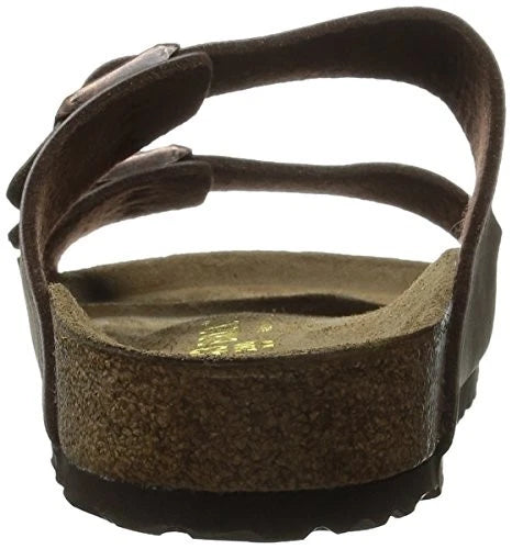 Birkenstock Unisex Arizona Slide Fashion Sandals, Mocha Leather 9 Women/7 Men US