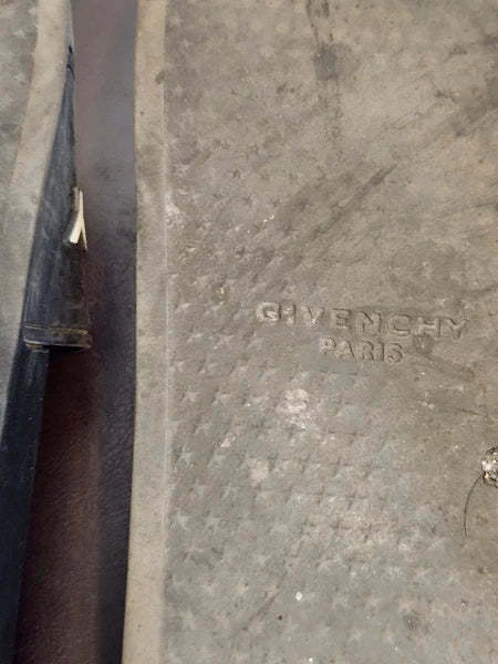 Givenchy Black Logo Rubber Slide Sandal W 7.5 - Read Description