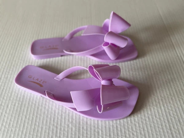 GLAZE women's synthetic fashion sandals, lilac, Size 8 , New